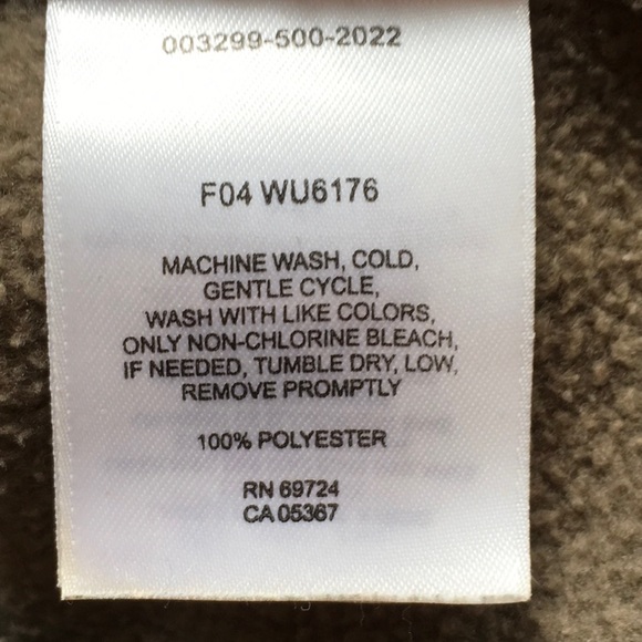 Columbia Half-Zip Fleece Pullover XL Olive Green - Picture 5 of 5